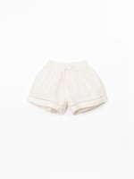 Short en lin avec ceinture �lastique