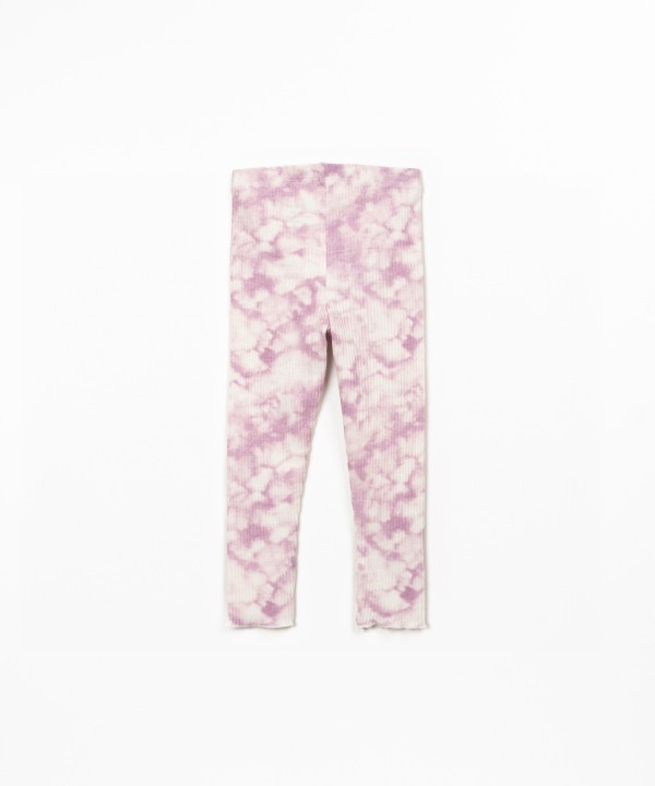 Leggings imprimé tie dye