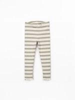 Striped leggings in cotton and modal blend Striped leggings in cotton and modal blend