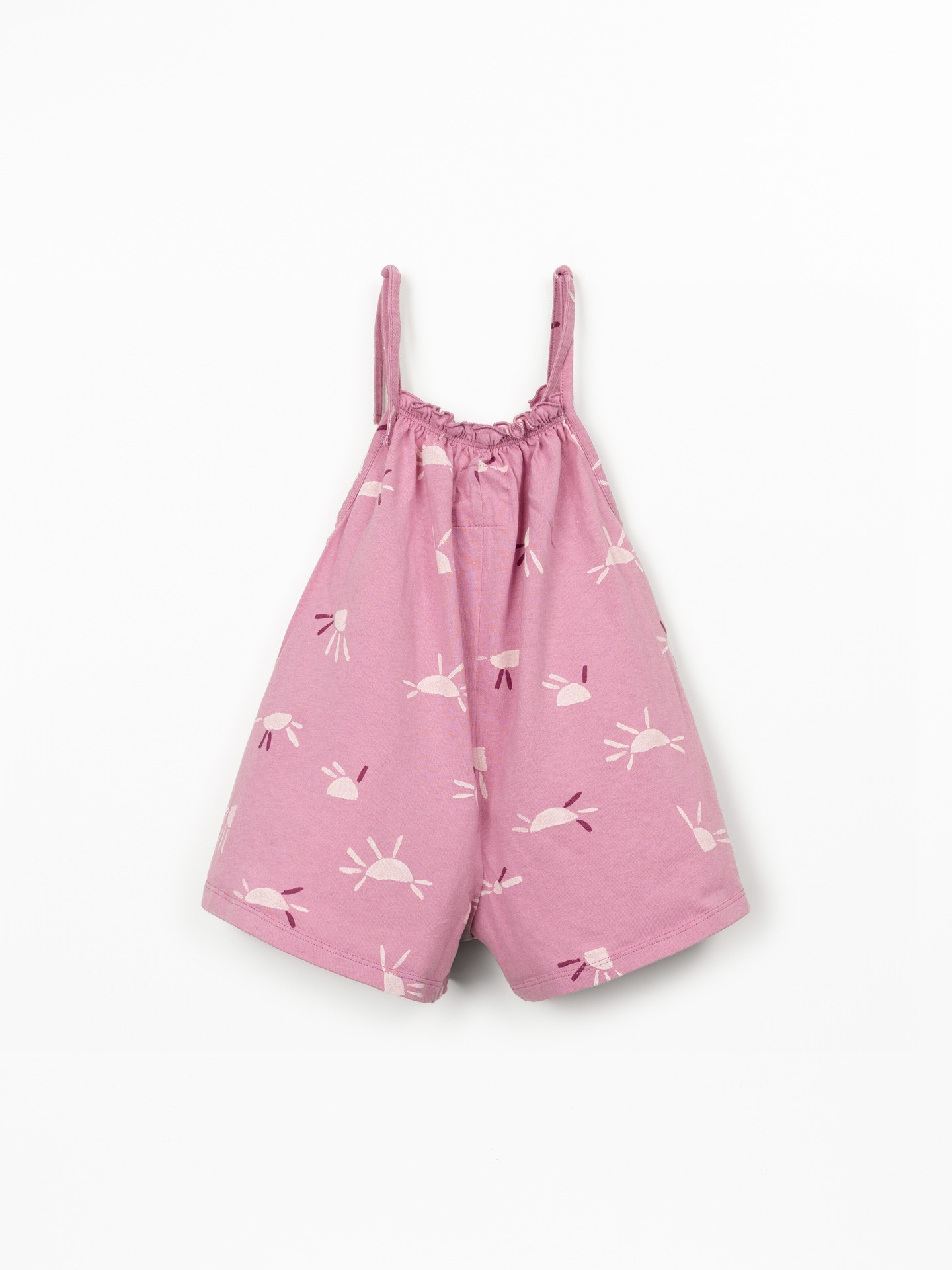 Macacão de malha em algodão com estampado