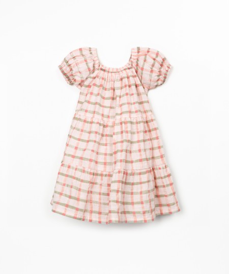 Vestido de tela con estampado