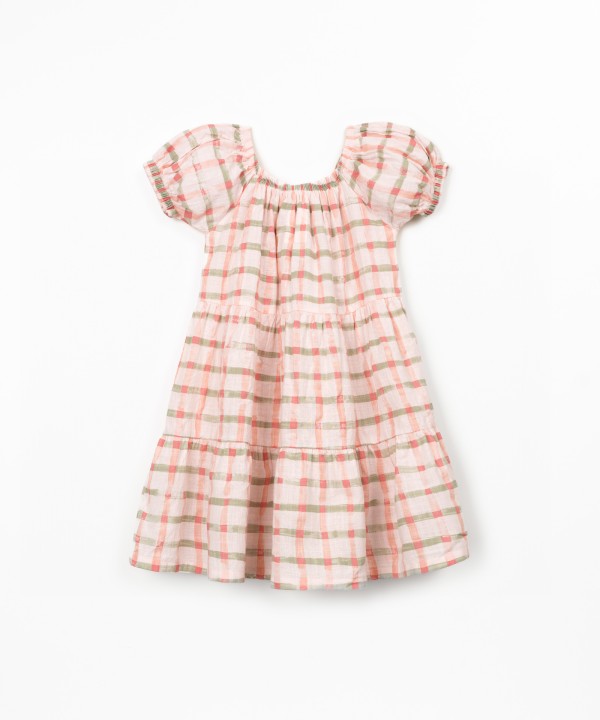 Fabric dress with print