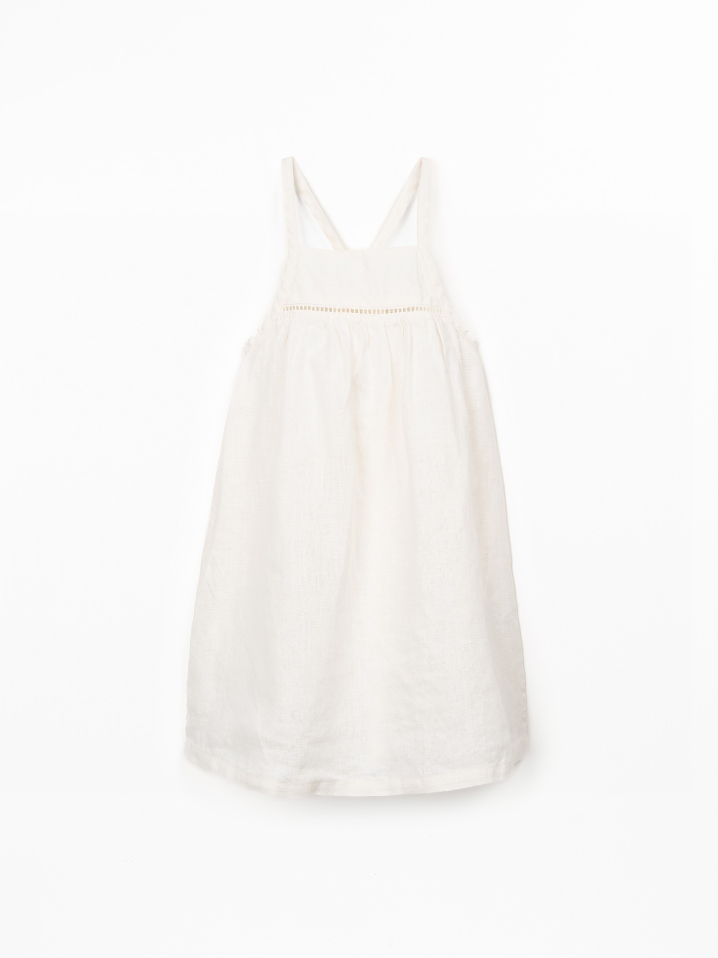 Robe en tissu de lin