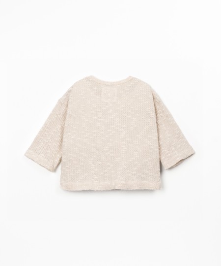 Veste en mélange de fibres naturelles et de fibres recyclées