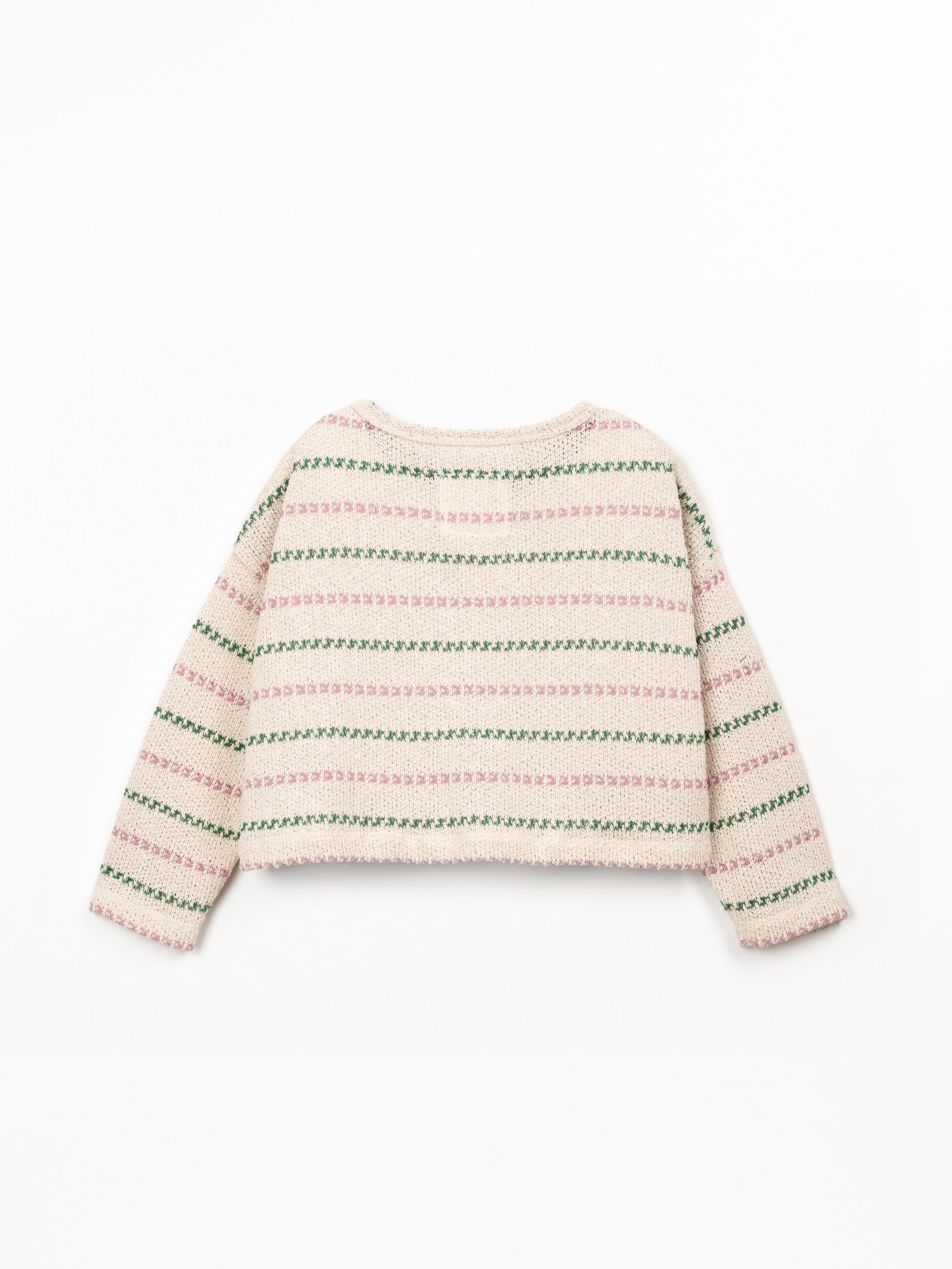 Pull à motif rayé