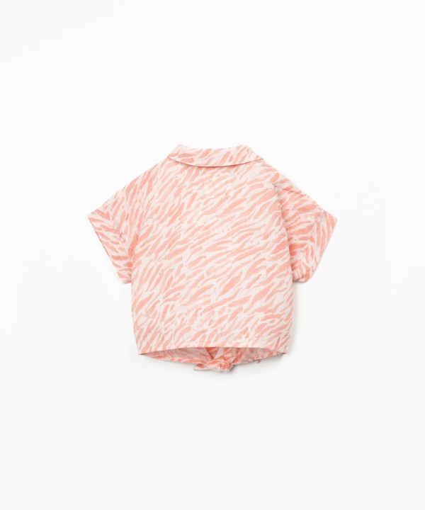 Chemise en coton biologique avec imprim?