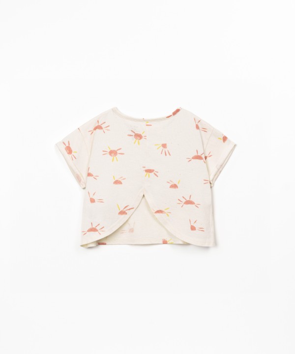 Anti-UV t-shirt with print