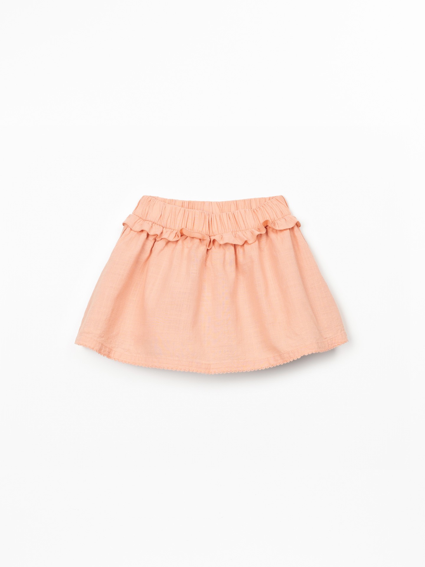 Falda-pantalón de tejido de algodón orgánico