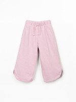 Trousers in a mix of natural and recycled fibers