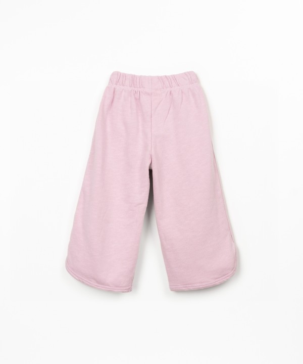 Pantalon en mélange de fibres naturelles et recyclées