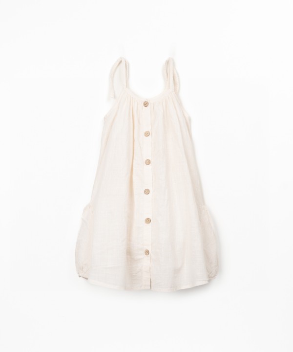 Dress made of organic cotton fabric