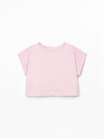 T-shirt in misto cotone biologico e cotone riciclato