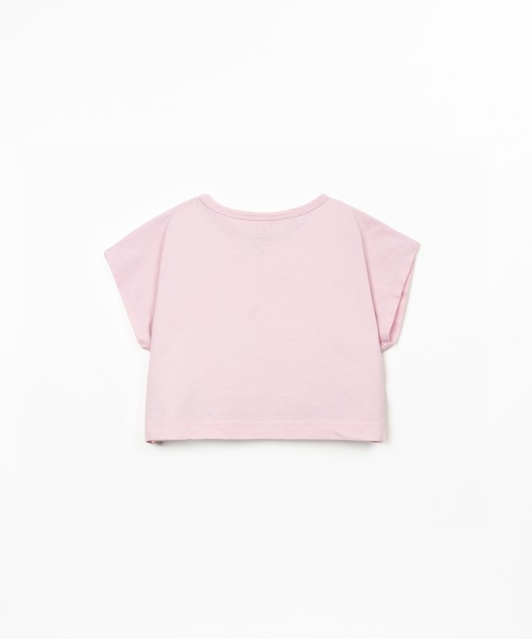 T-shirt in misto cotone biologico e cotone riciclato