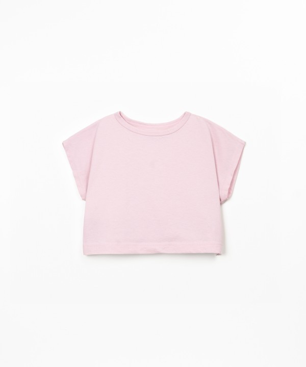 T-shirt en mélange de coton biologique et coton recyclé