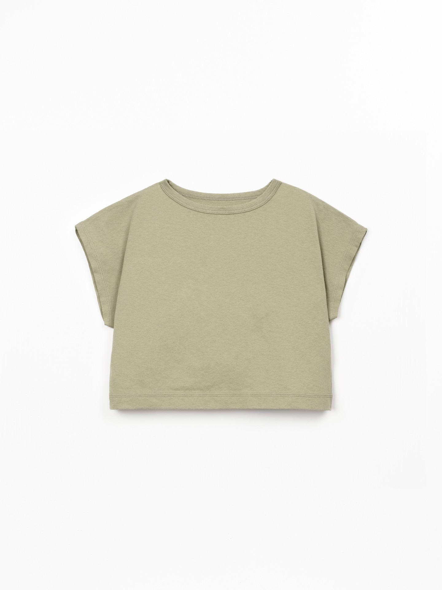 T-shirt en mélange de coton biologique et coton recyclé