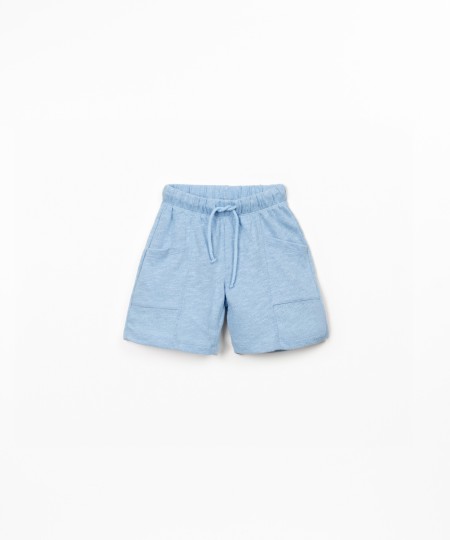 Jersey shorts with pockets