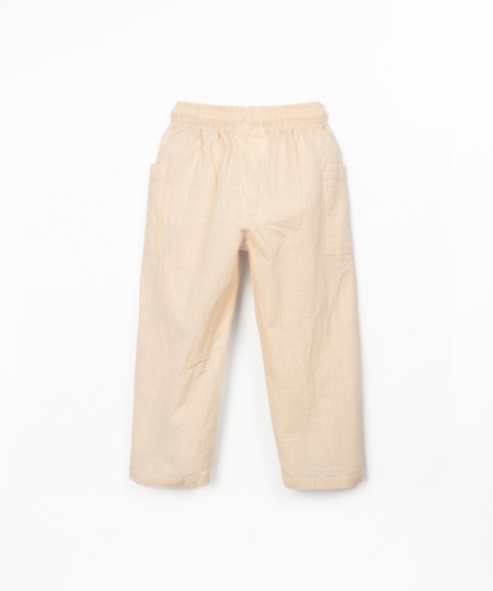 Pantalón de tela de algodón orgánico