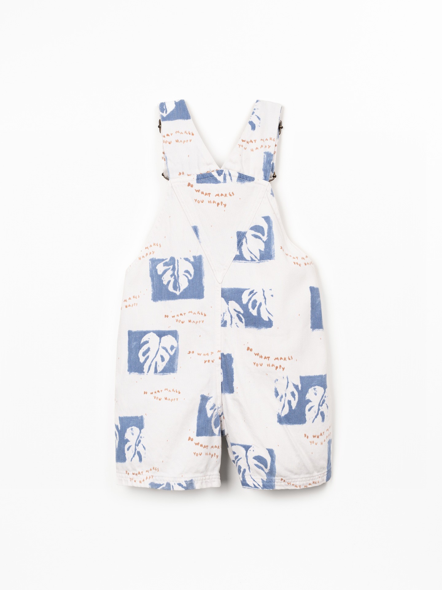 Macacão de algodão com estampado