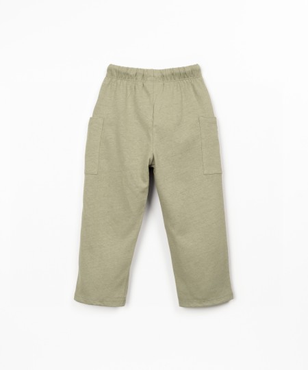 Pantalon en mélange de lin et coton biologique