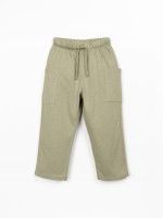 Pantalon en m�lange de lin et coton biologique