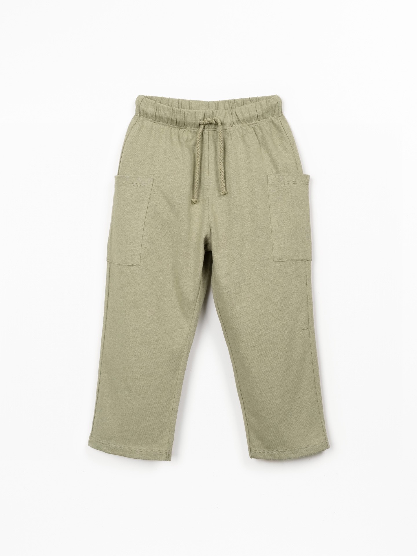 Pantalon en mélange de lin et coton biologique