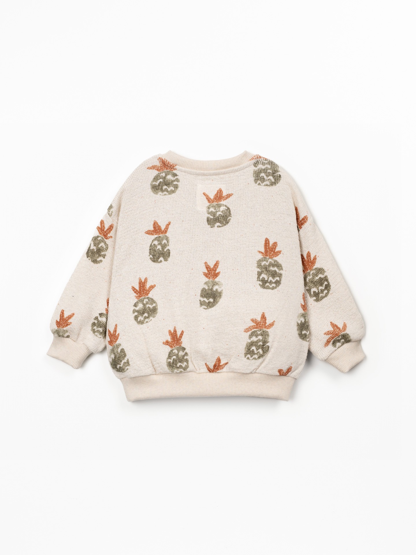 Sweatshirt with pineapple print