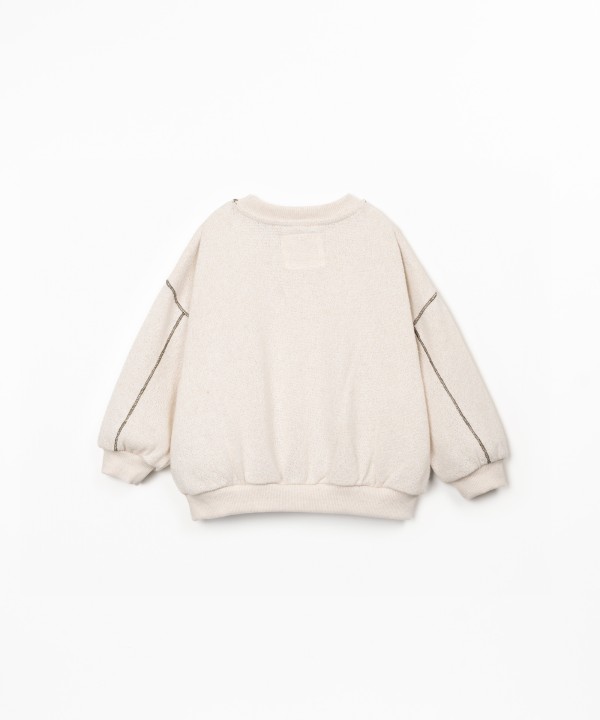 Pull en mélange de fibres recyclées