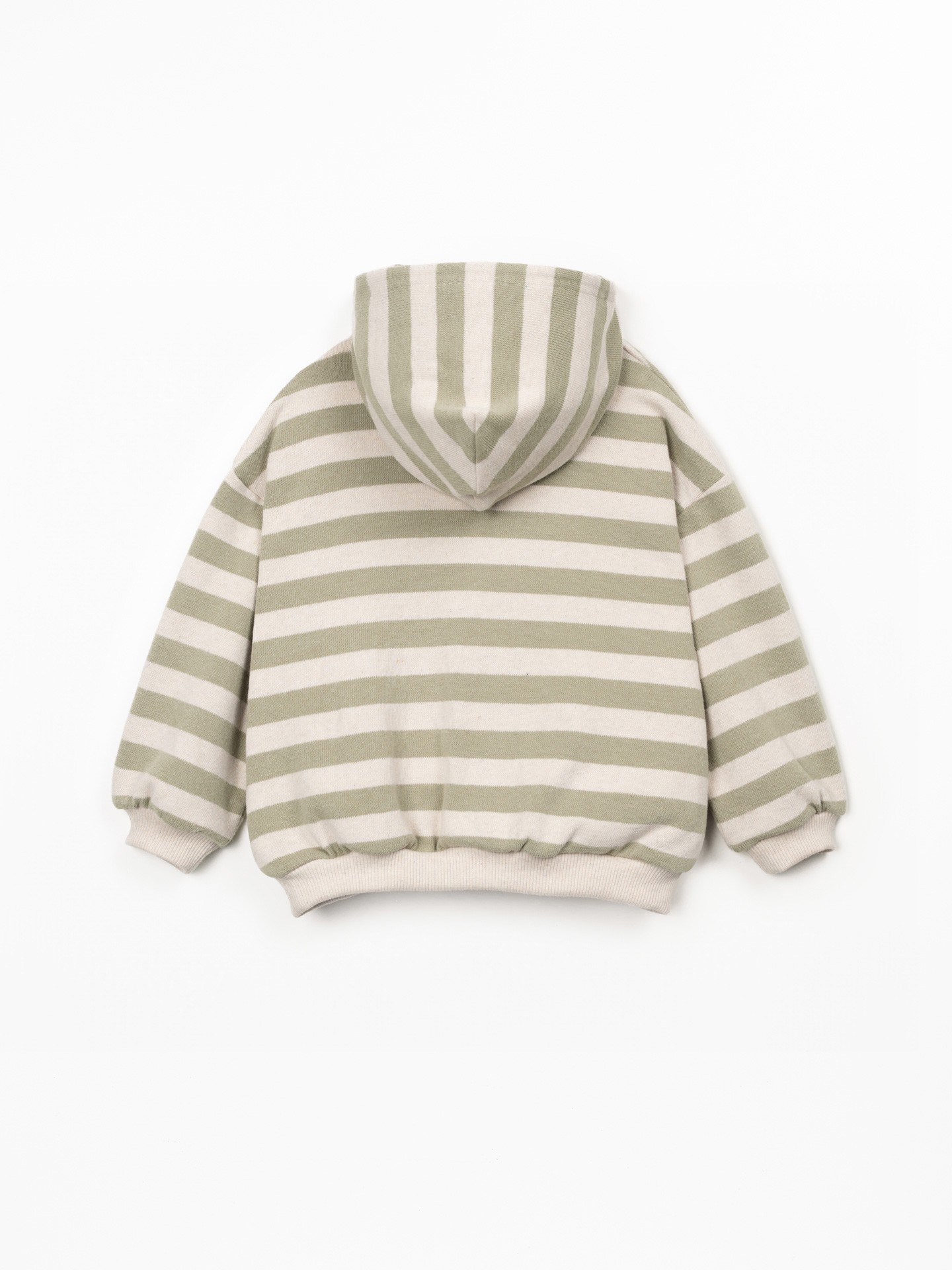 Striped hoodie sweatshirt