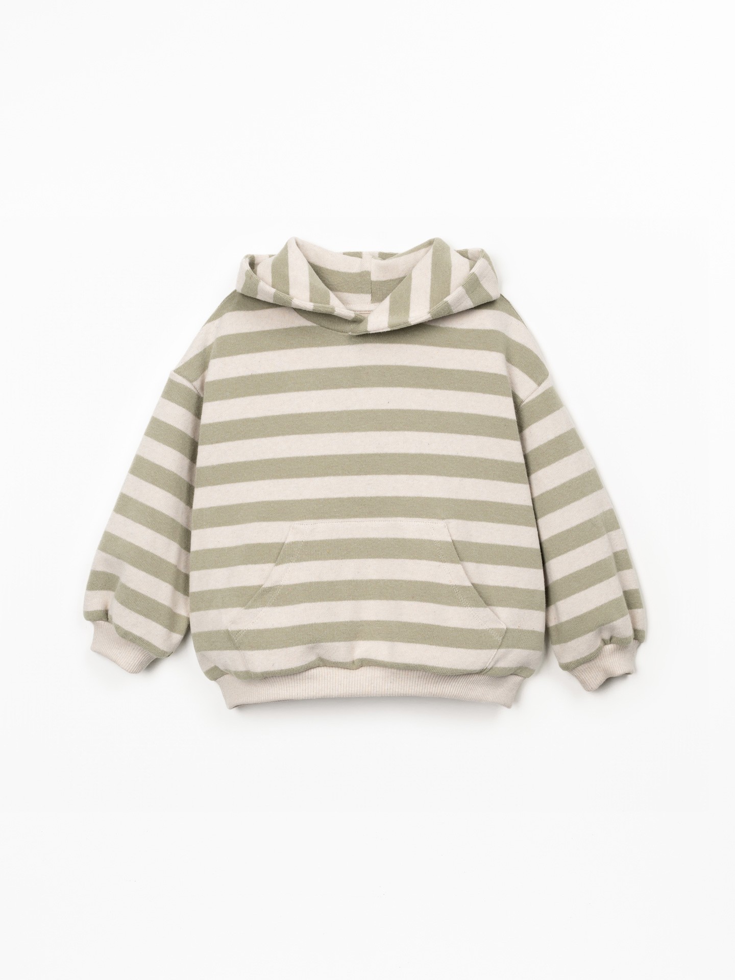 Striped hoodie sweatshirt