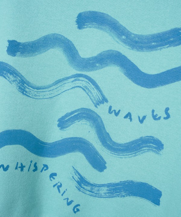 Sweatshirt with illustration on the back