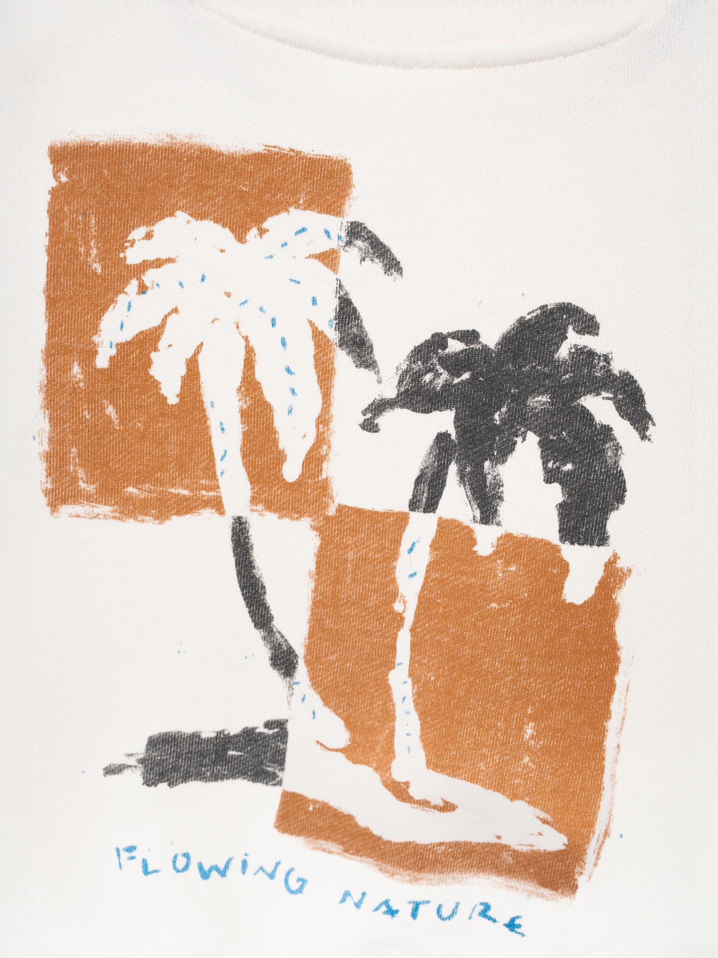 Sweat-shirt avec illustration au dos