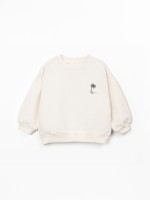 Sudadera con ilustraci�n en la espalda