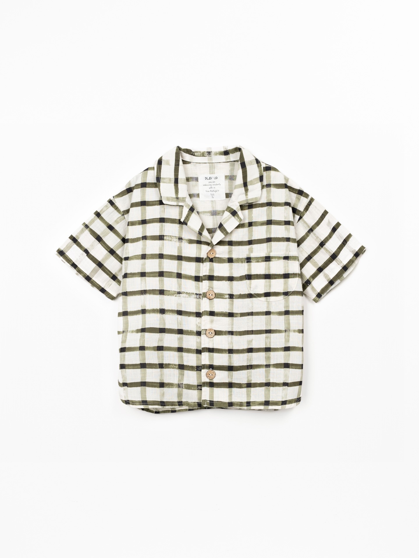 Camicia in tessuto con stampa