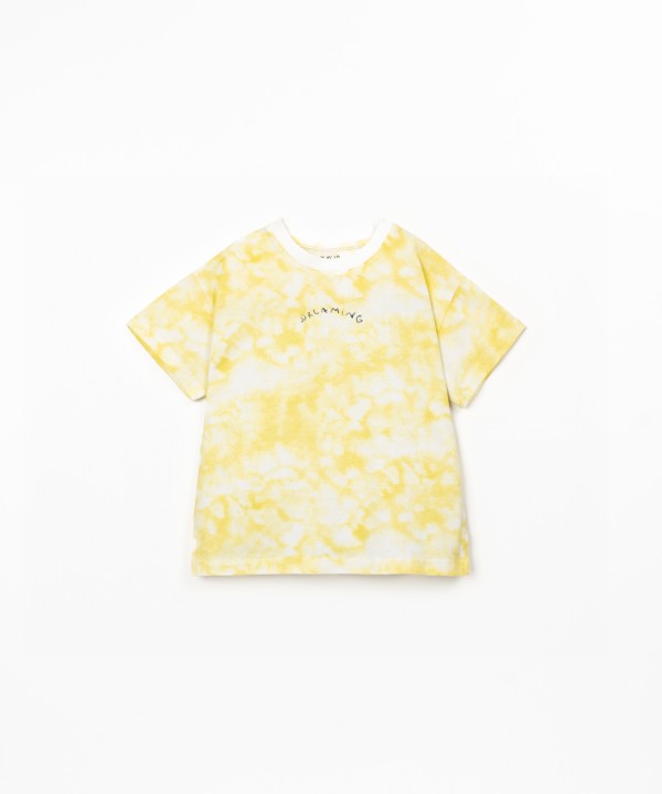 T-shirt in mixture of organic cotton and recycled cotton