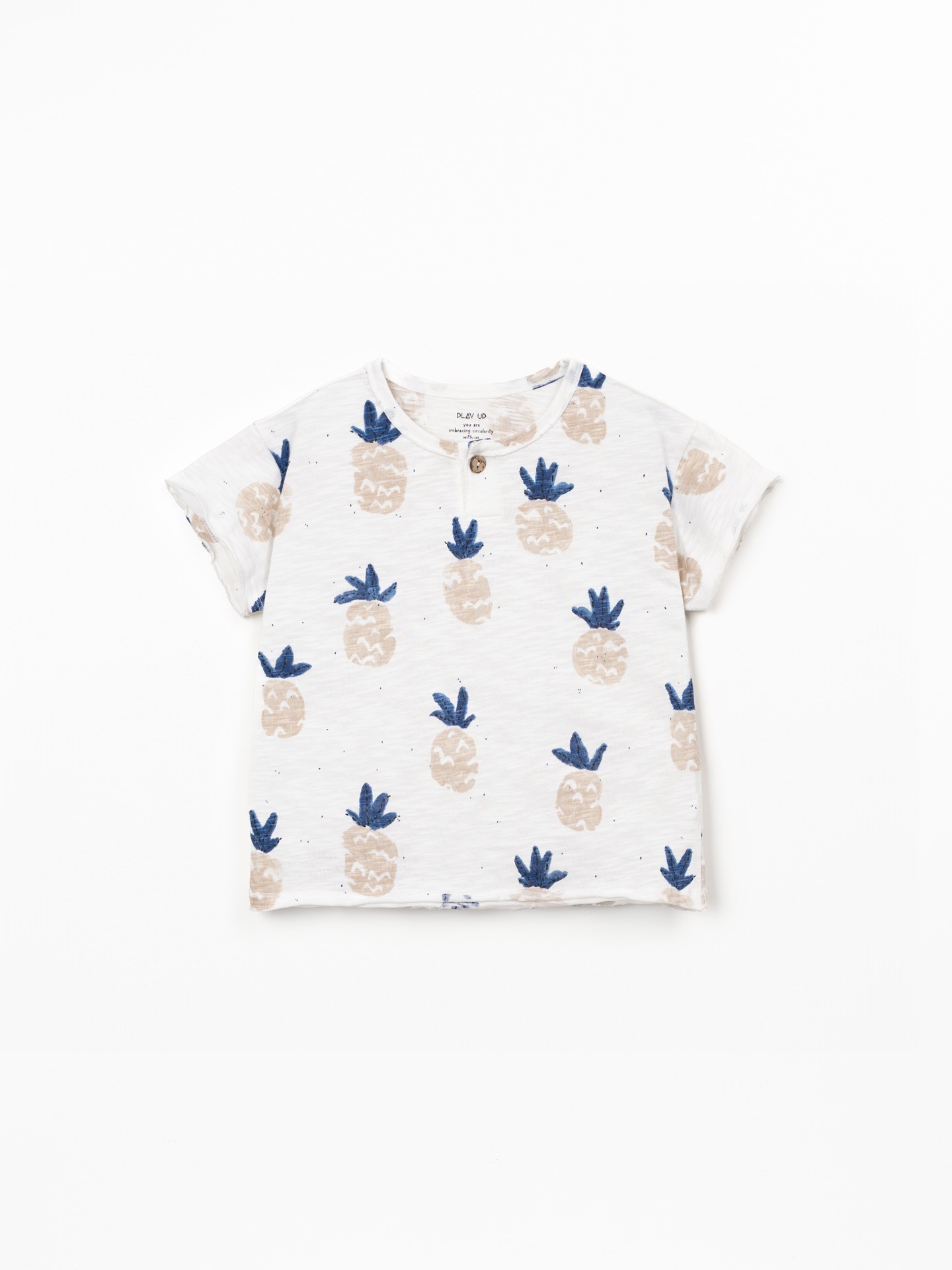 T-shirt com estampado de ananases