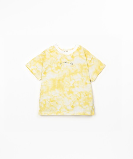 T-shirt en m�lange de coton biologique et coton recycl�