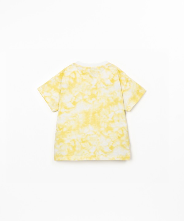 T-shirt in mixture of organic cotton and recycled cotton