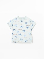 Anti-UV t-shirt with sun print