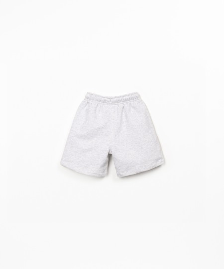 Calção de malha com bolsos