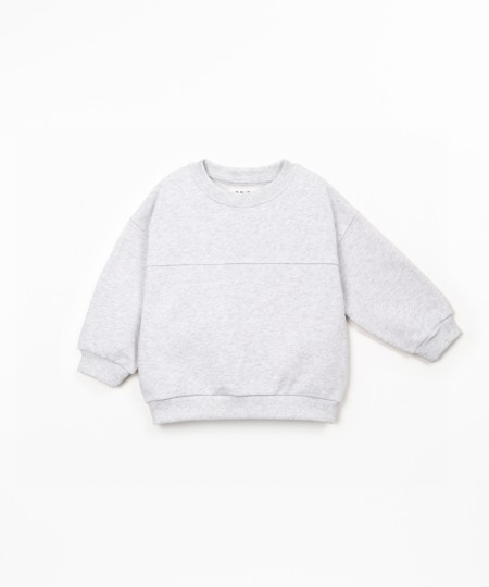 Sweat en maille avec coton recycl?