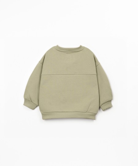 Camisola de malha com algodão reciclado