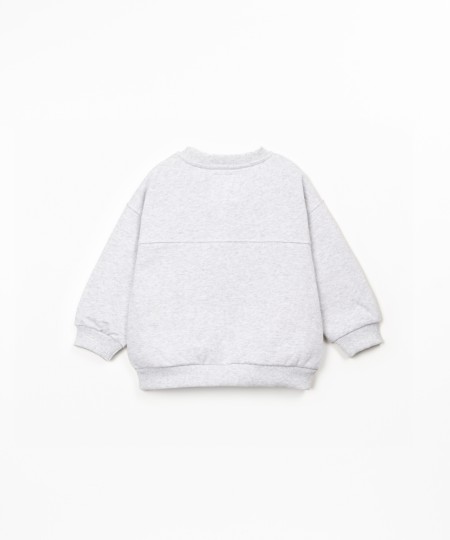 Sweat en maille avec coton recycl?