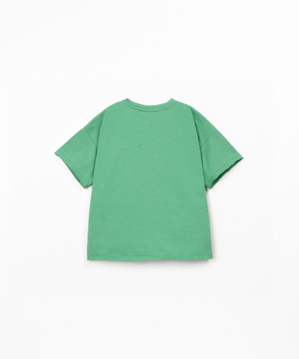 T-shirt con taschino sul petto