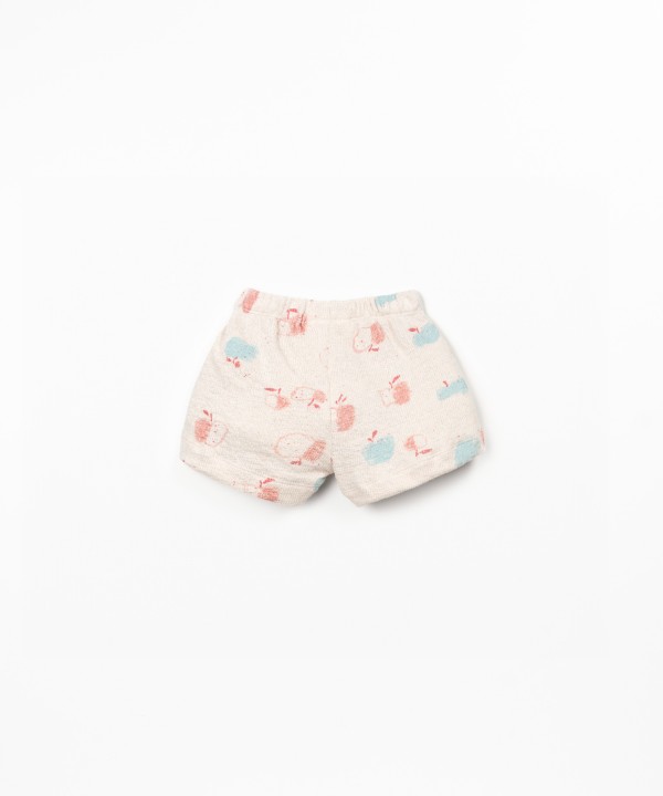 Jersey shorts in a blend of regenerative cotton and recycled cotton