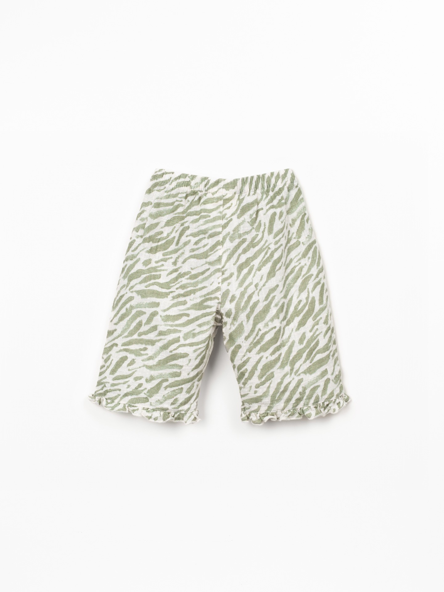 Pantalón con estampado y cintura elástica