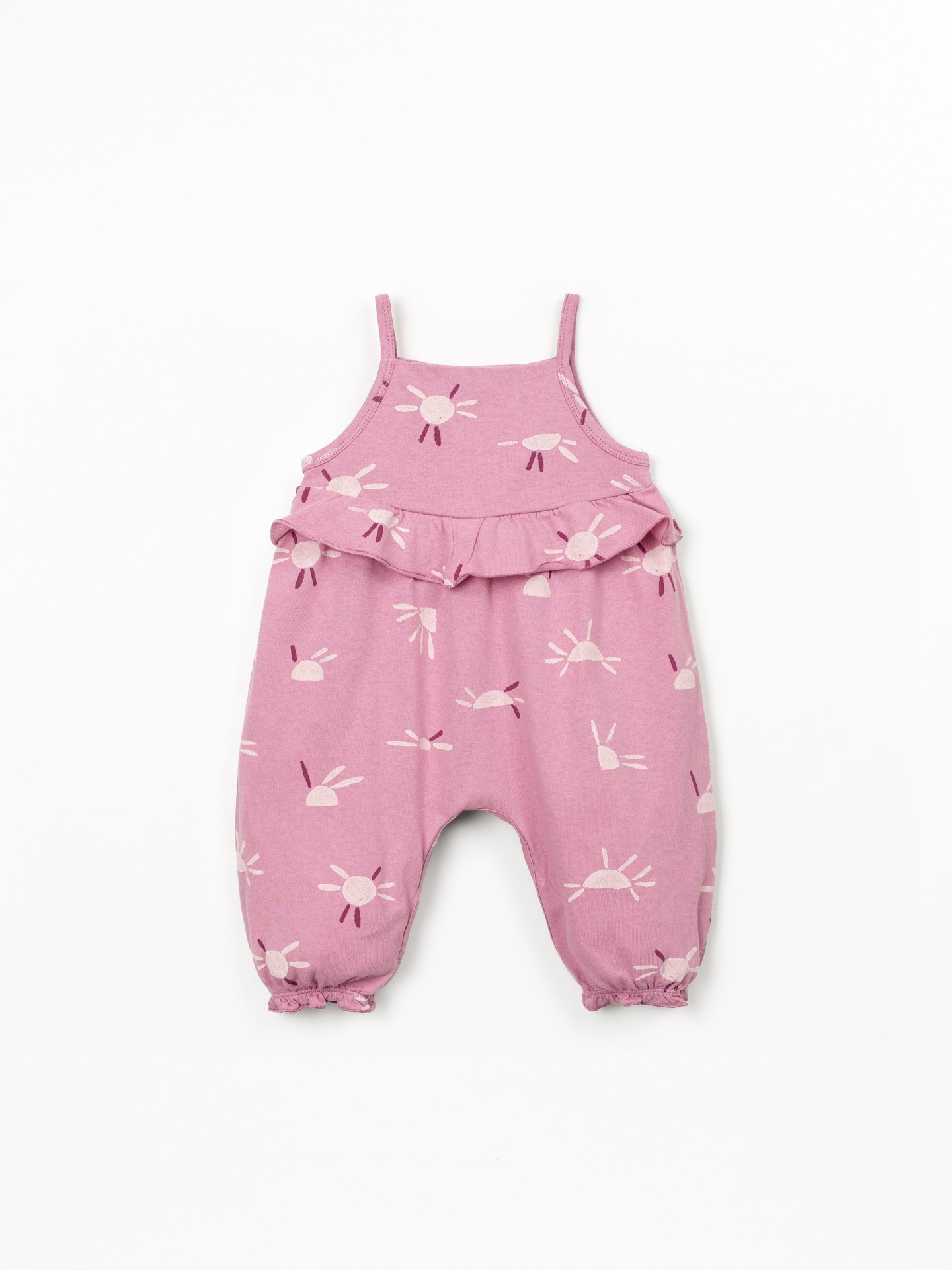 Macacão de malha com estampado