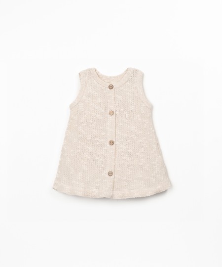 Abito in maglina effetto tricot