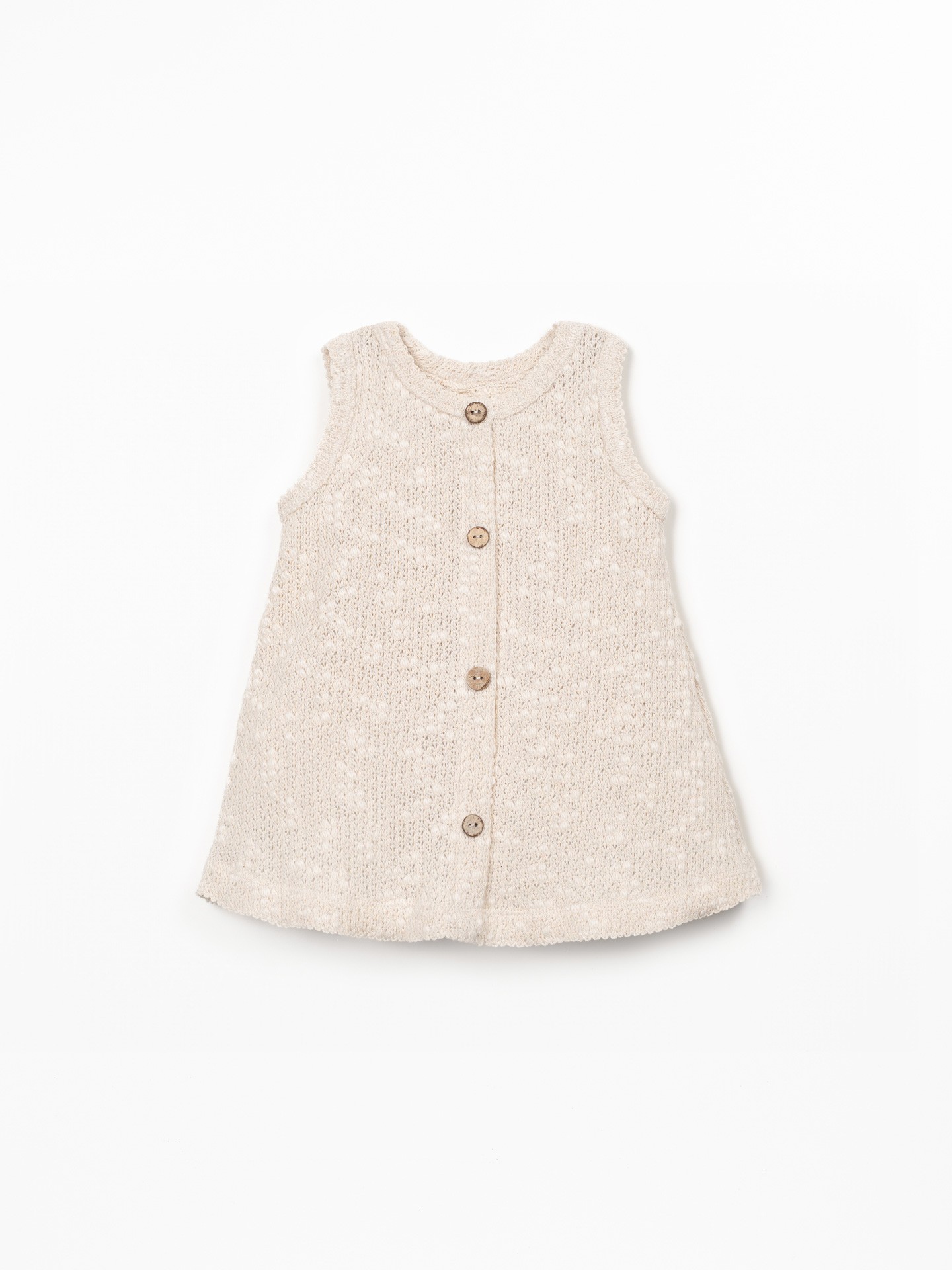 Abito in maglina effetto tricot