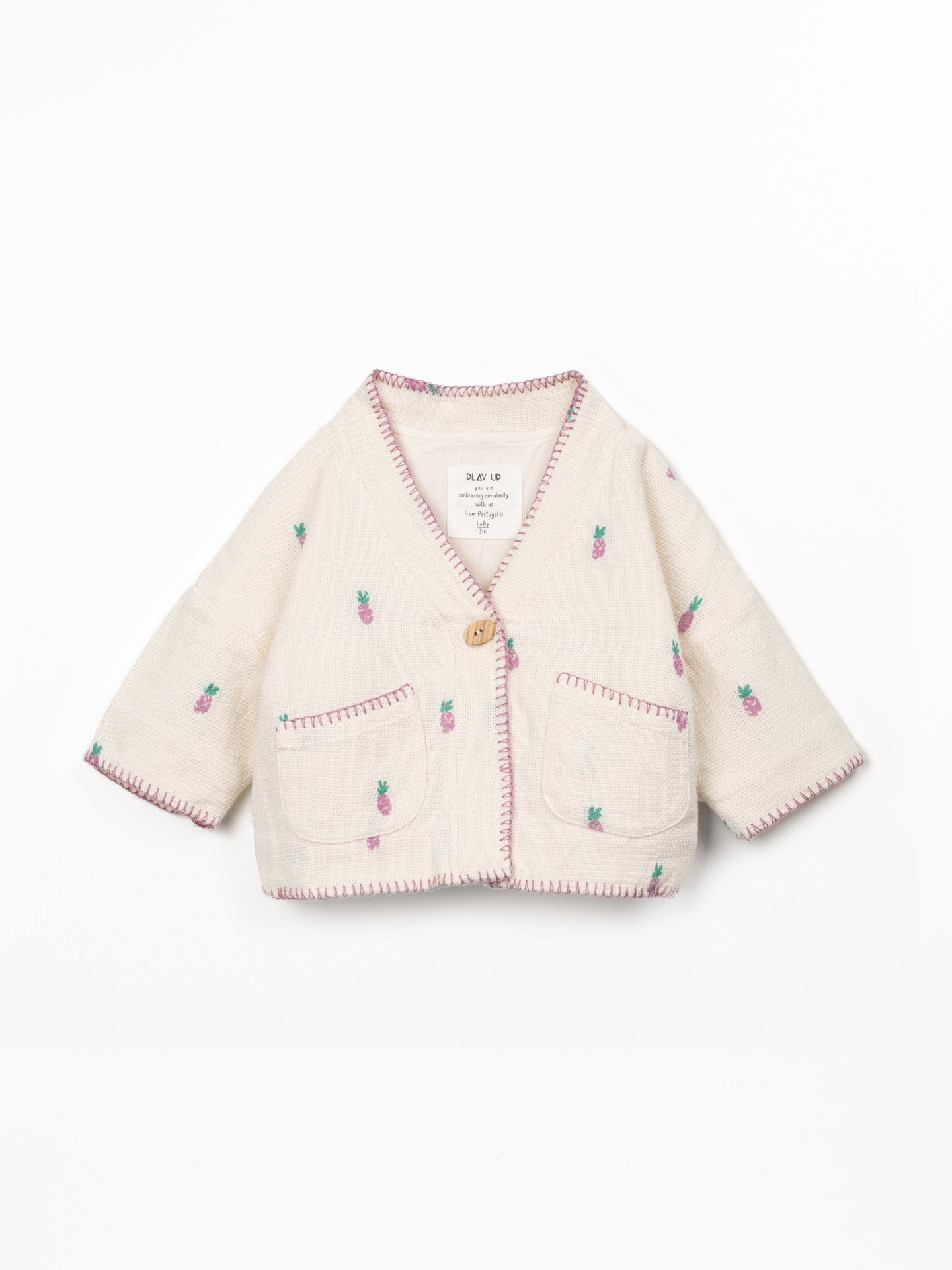 Veste en tissu avec imprim?