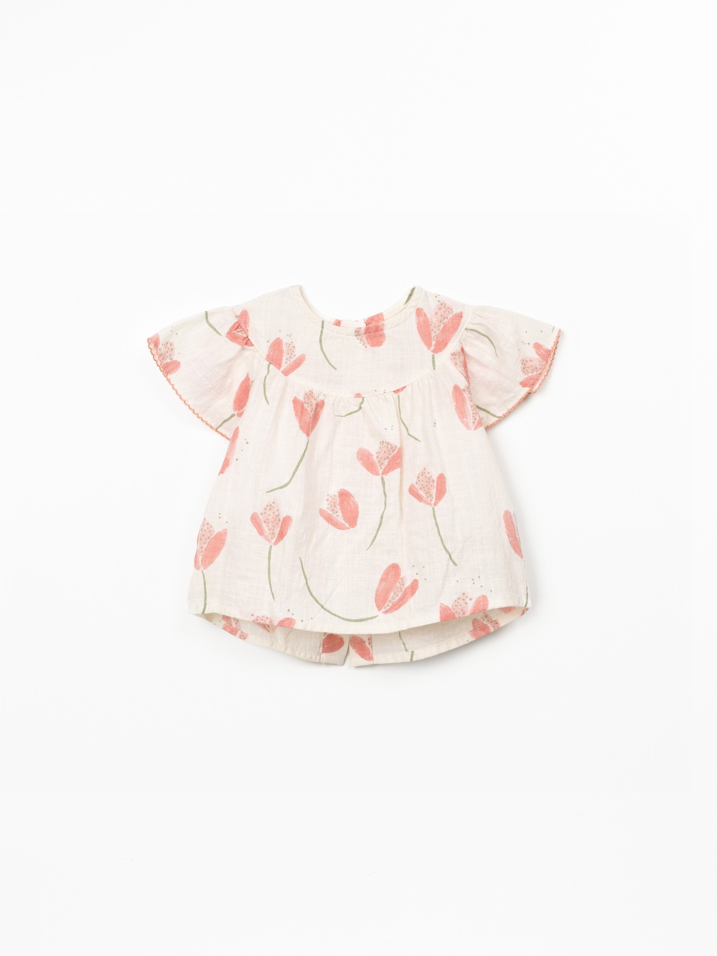 Tunique avec imprimé de tulipes